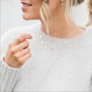 Emerald Duv ball and chain necklace